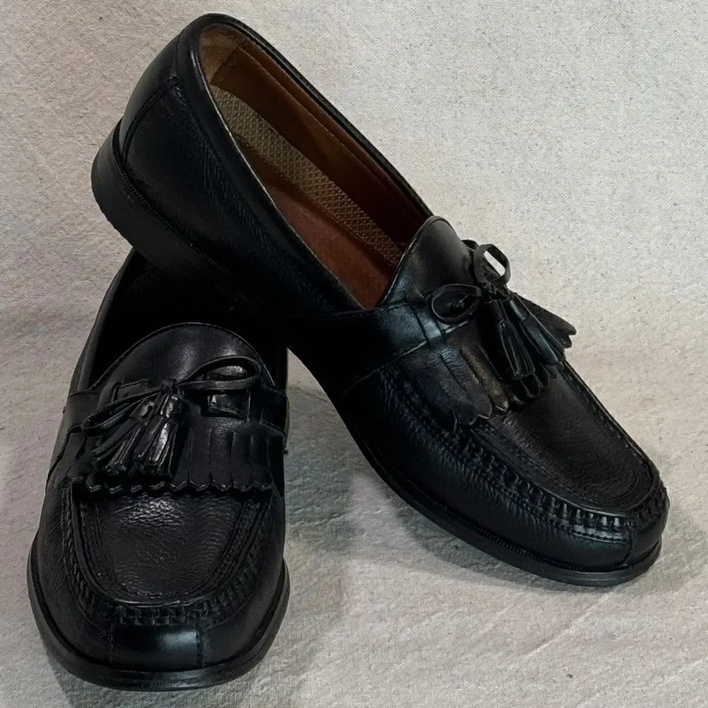 Johnston & Murphy Kiltie Tassel Loafers Moc Toe Mens Size 9.5M
